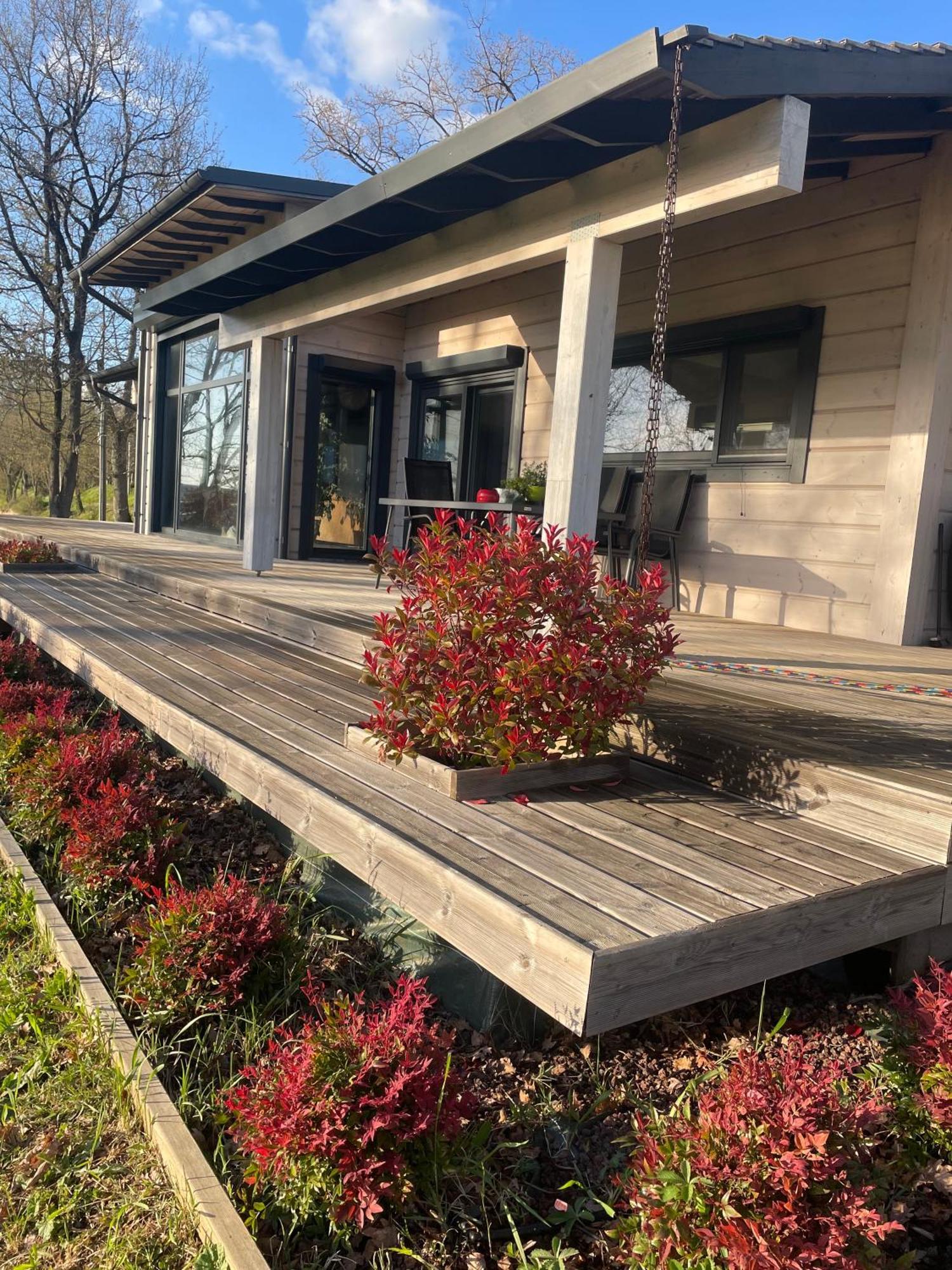 Maison Ecologique De Qualite Superieure Monflanquin Luaran gambar